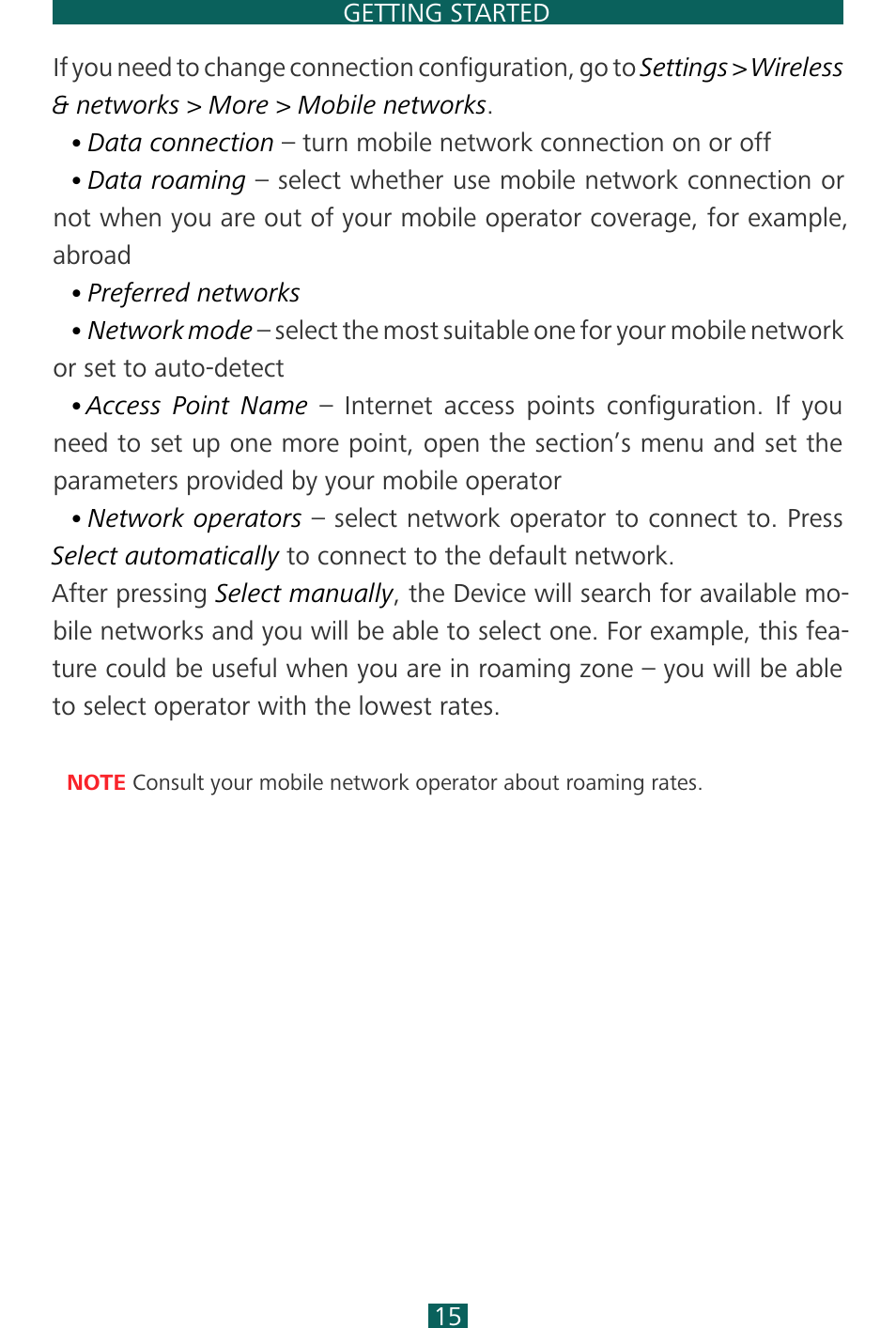 PocketBook SURFpad 4 S User Manual | Page 15 / 47