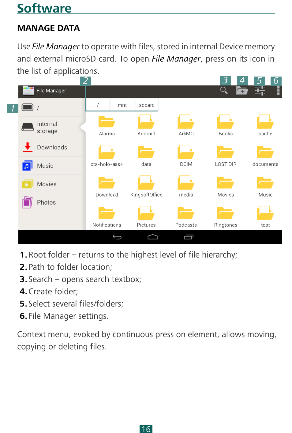 Software | PocketBook SURFpad 4 S User Manual | Page 16 / 47