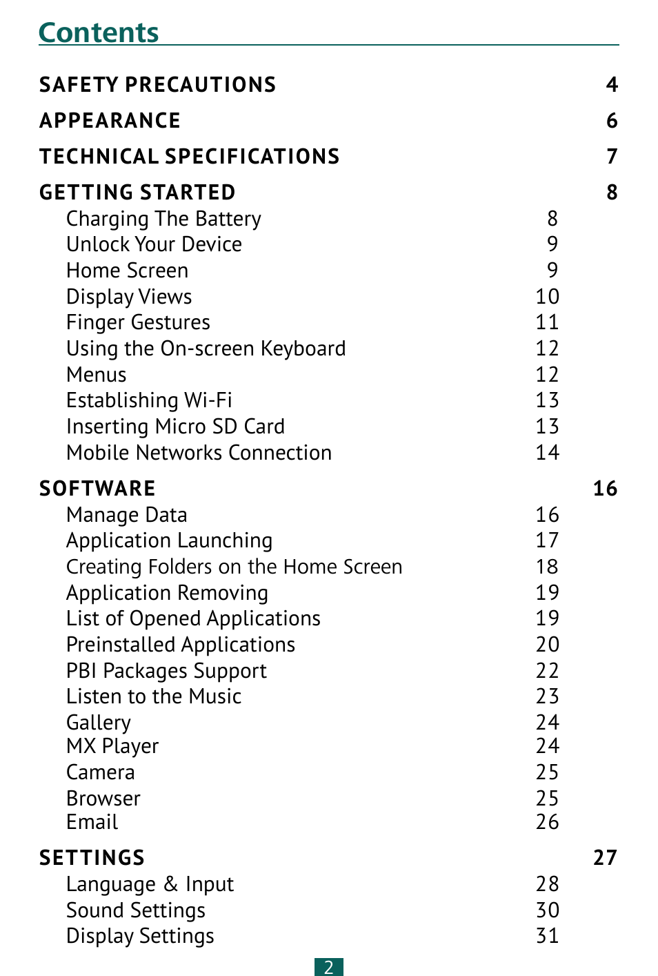 PocketBook SURFpad 4 S User Manual | Page 2 / 47