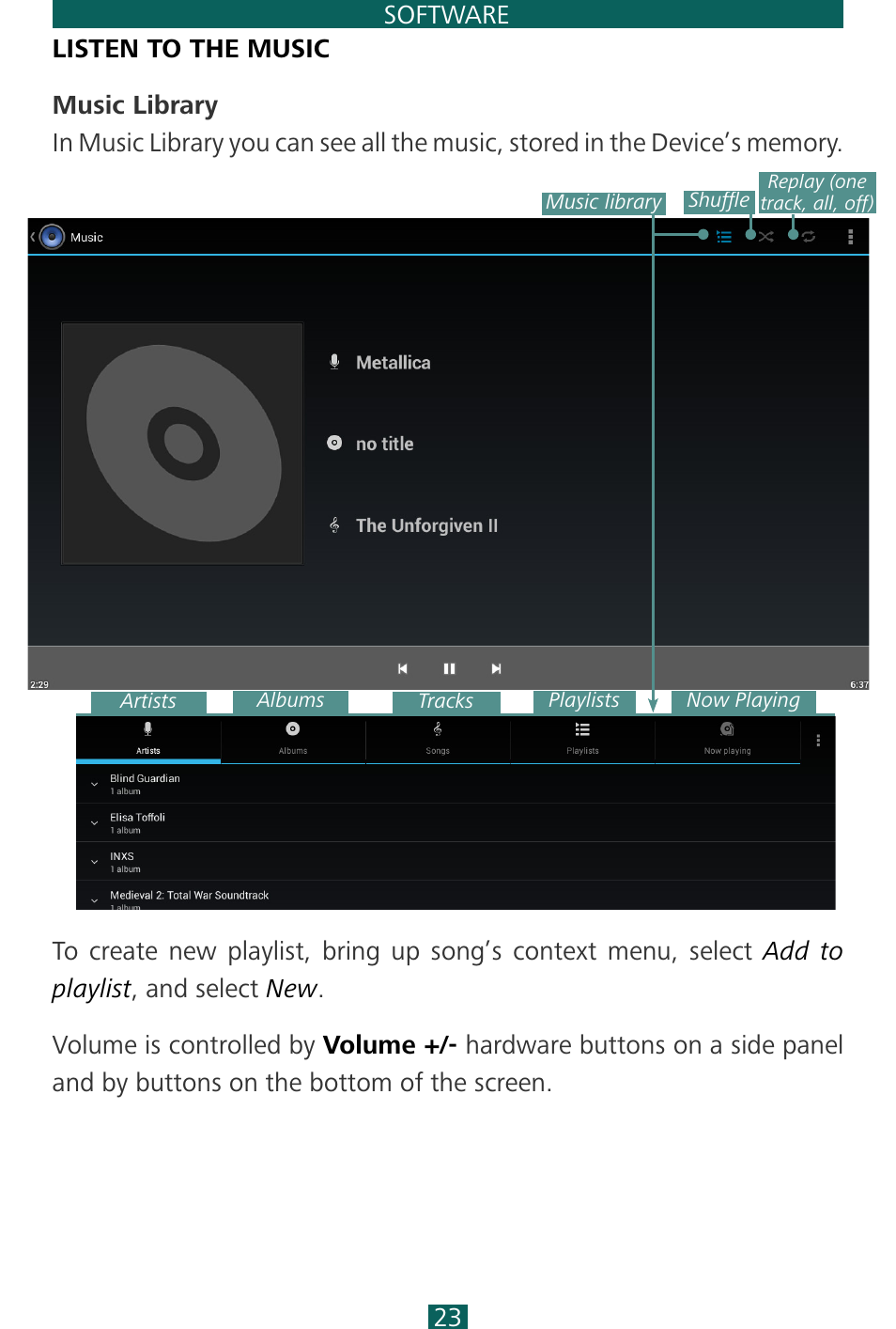 PocketBook SURFpad 4 S User Manual | Page 23 / 47