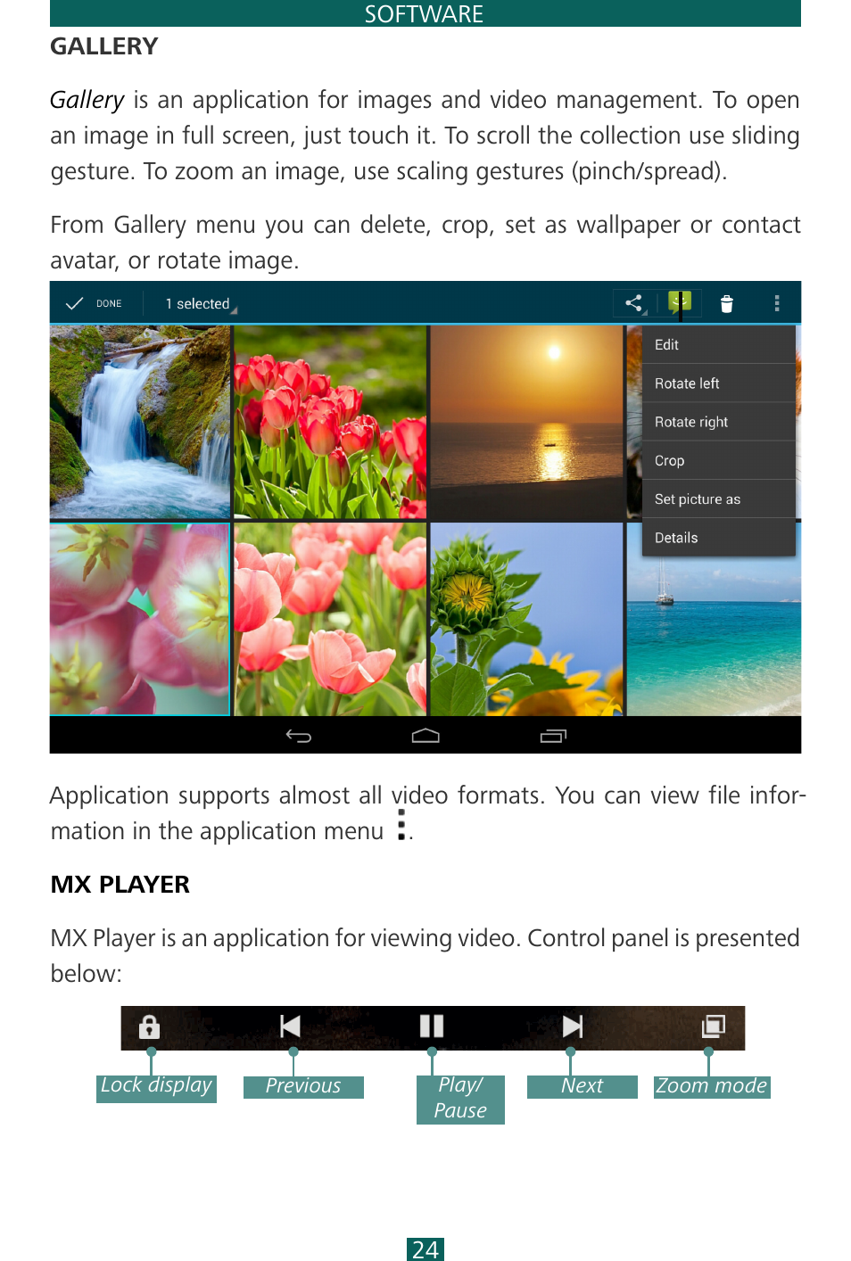 PocketBook SURFpad 4 S User Manual | Page 24 / 47