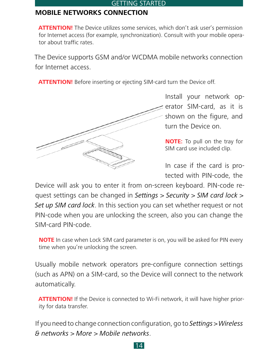 PocketBook SURFpad 4 M User Manual | Page 14 / 47