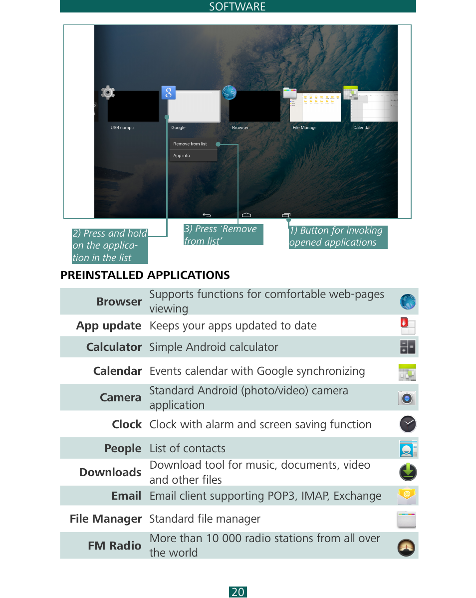 PocketBook SURFpad 4 M User Manual | Page 20 / 47