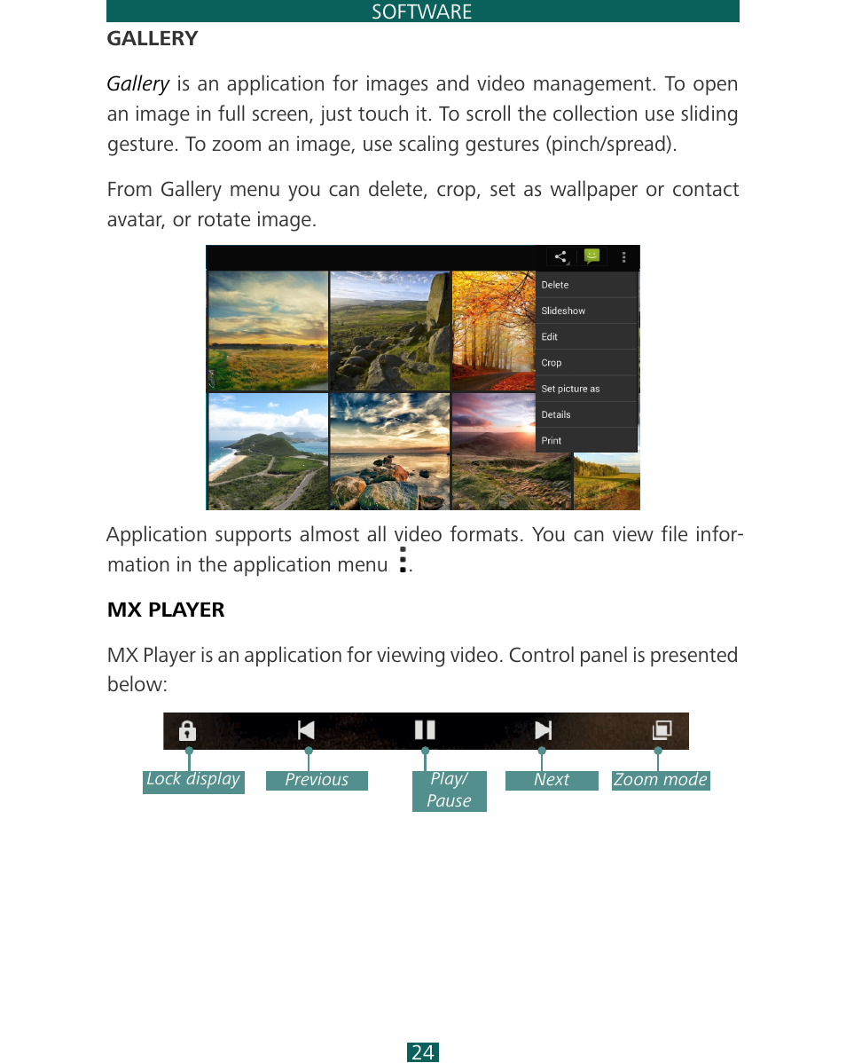 PocketBook SURFpad 4 M User Manual | Page 24 / 47