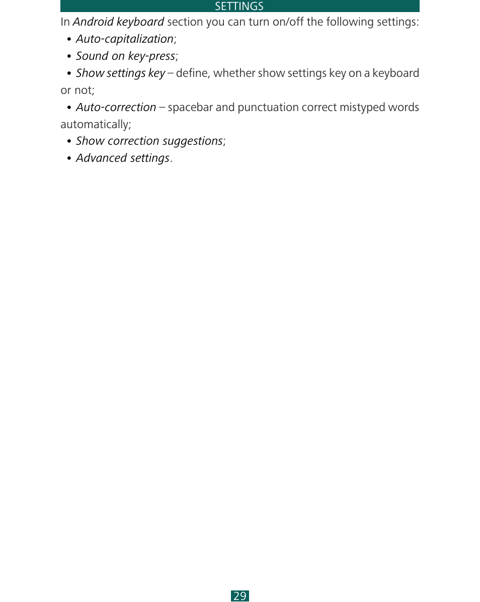 PocketBook SURFpad 4 M User Manual | Page 29 / 47