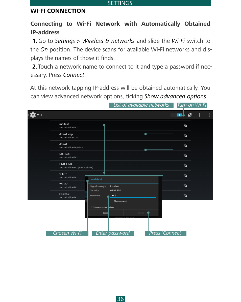 PocketBook SURFpad 4 M User Manual | Page 36 / 47