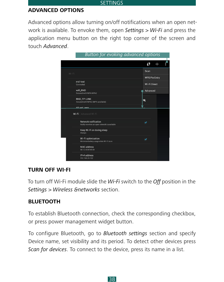 PocketBook SURFpad 4 M User Manual | Page 38 / 47
