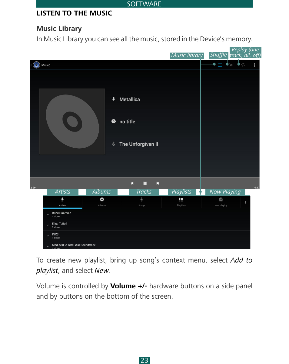 PocketBook SURFpad 4 L User Manual | Page 23 / 47