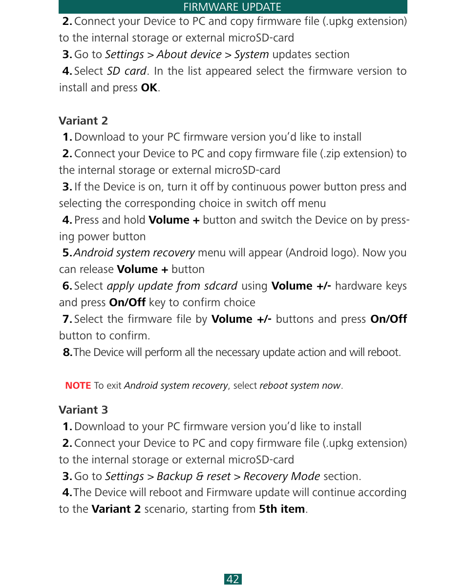 PocketBook SURFpad 4 L User Manual | Page 42 / 47