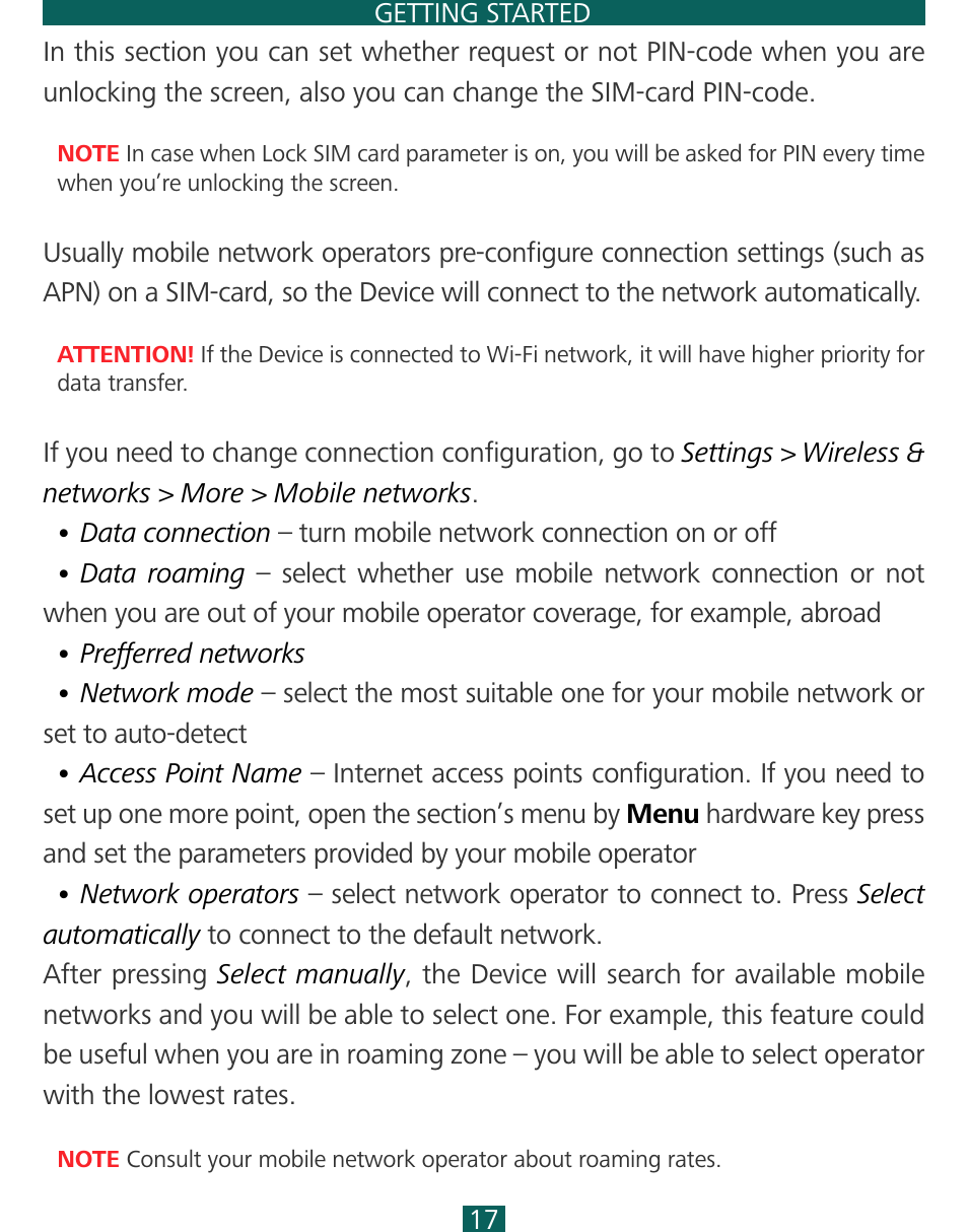 PocketBook SURFpad 3 (7,85") User Manual | Page 17 / 49