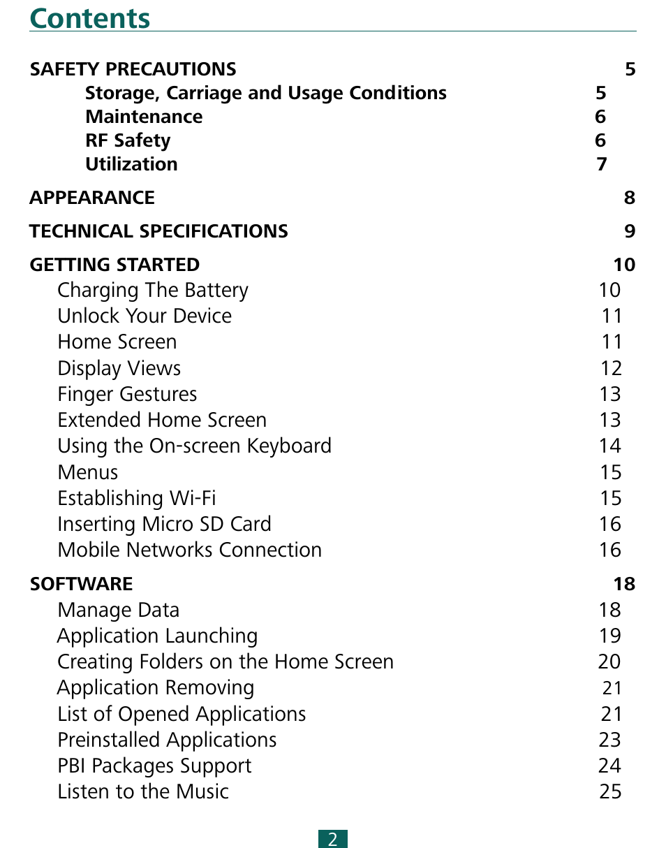 PocketBook SURFpad 3 (7,85") User Manual | Page 2 / 49
