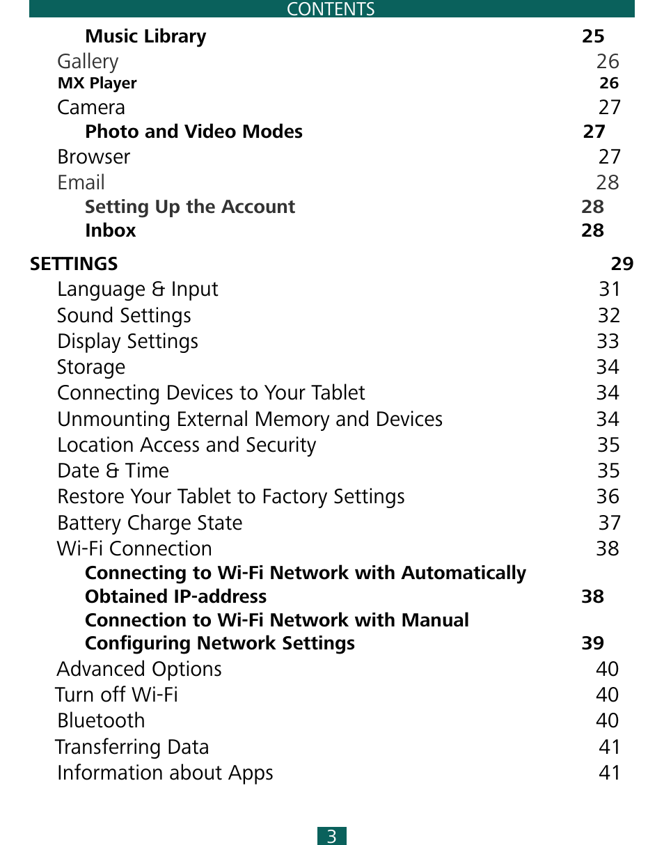 PocketBook SURFpad 3 (7,85") User Manual | Page 3 / 49