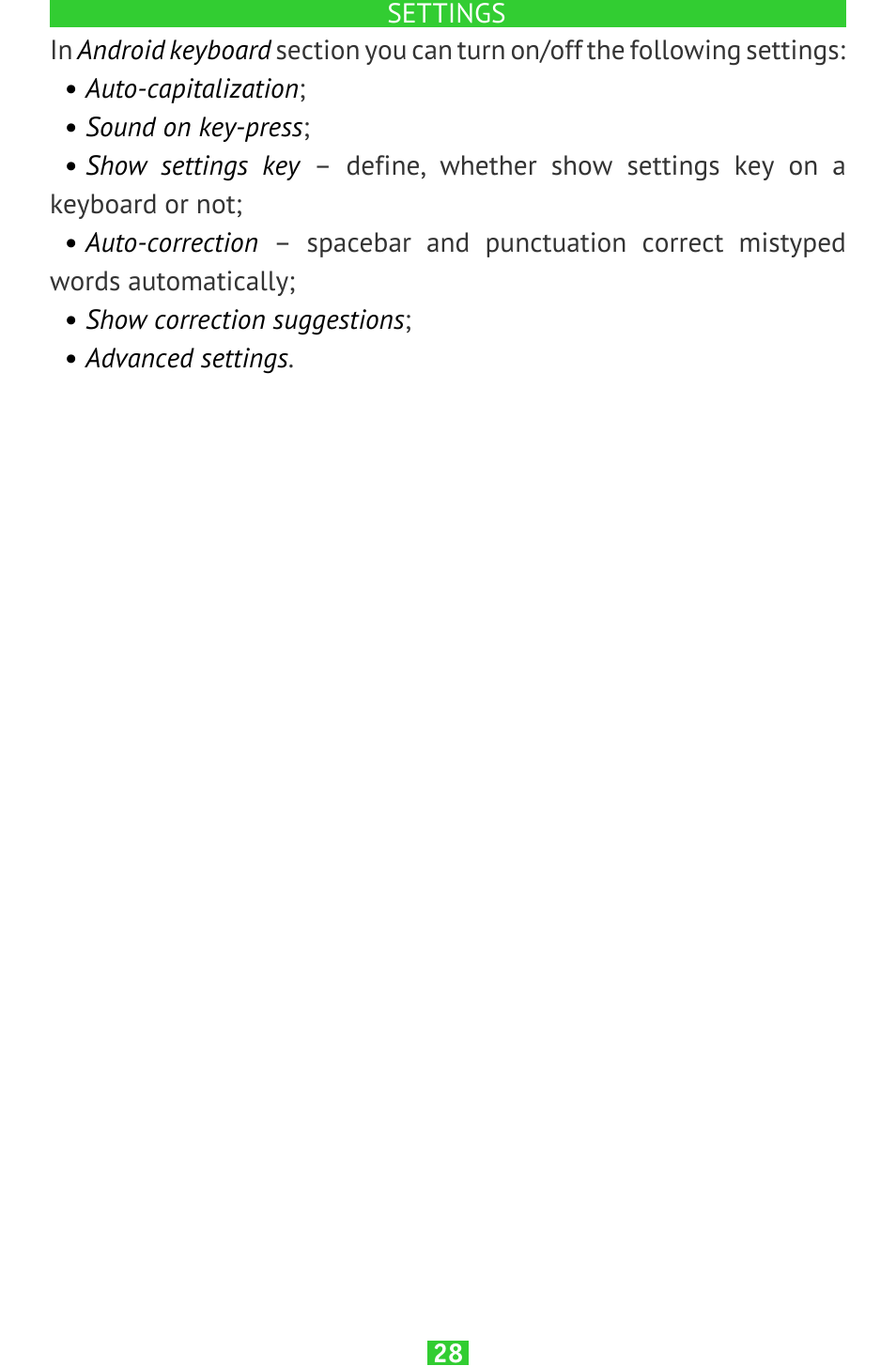 PocketBook SURFpad 2 User Manual | Page 28 / 45