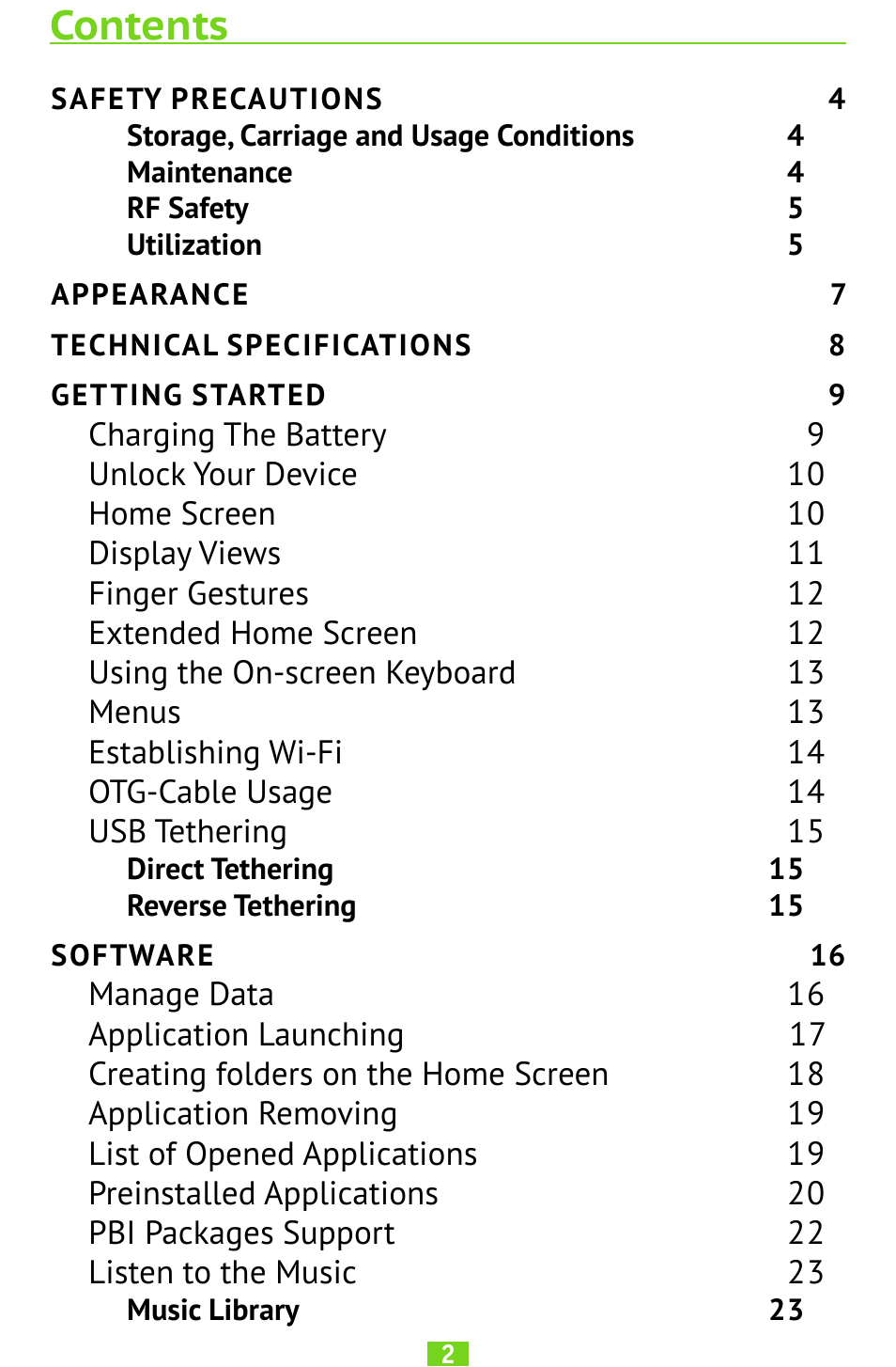 PocketBook SURFpad U7 User Manual | Page 2 / 46