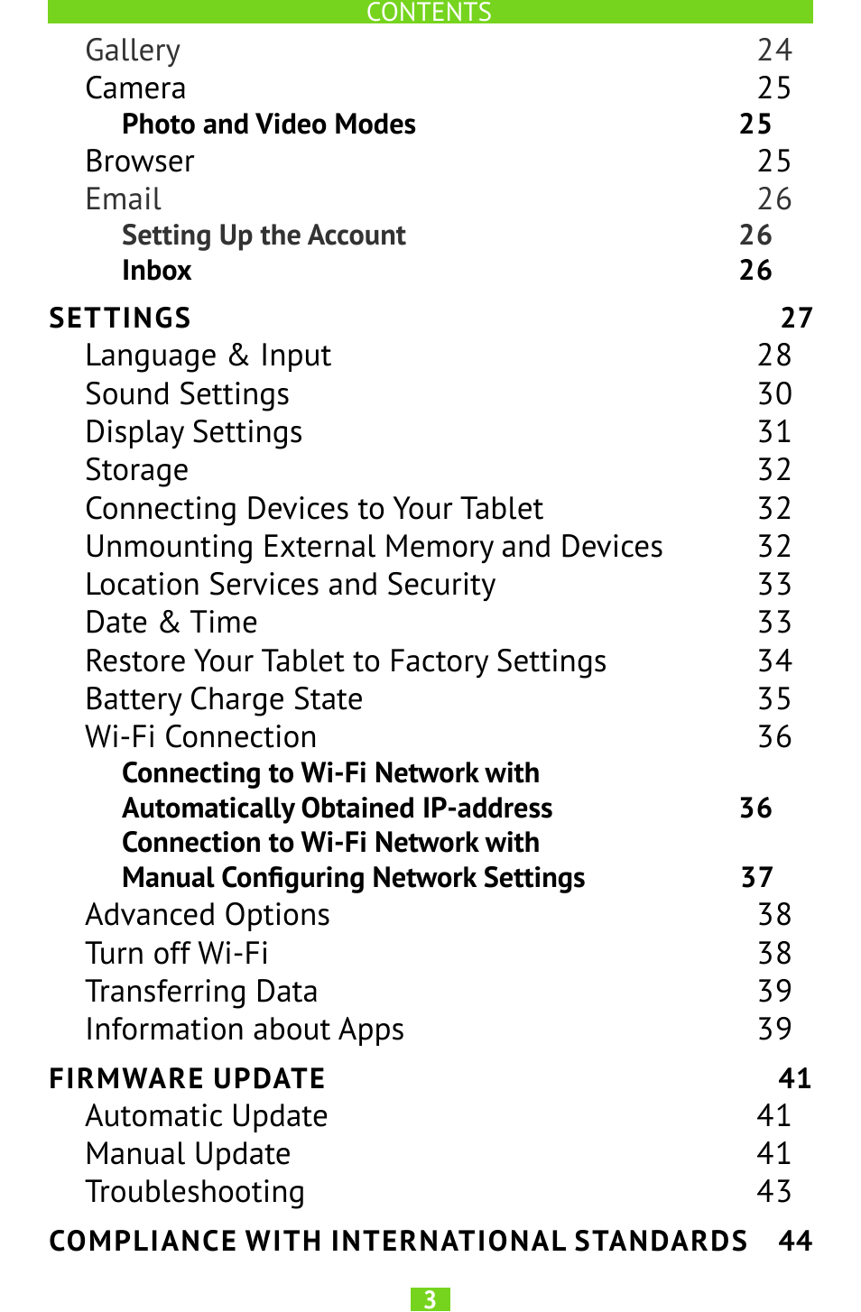 PocketBook SURFpad U7 User Manual | Page 3 / 46