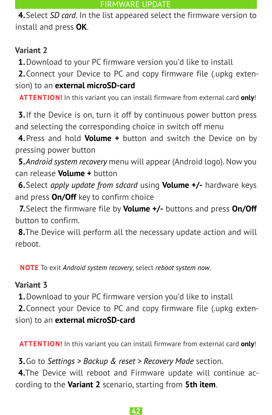 PocketBook SURFpad U7 User Manual | Page 42 / 46