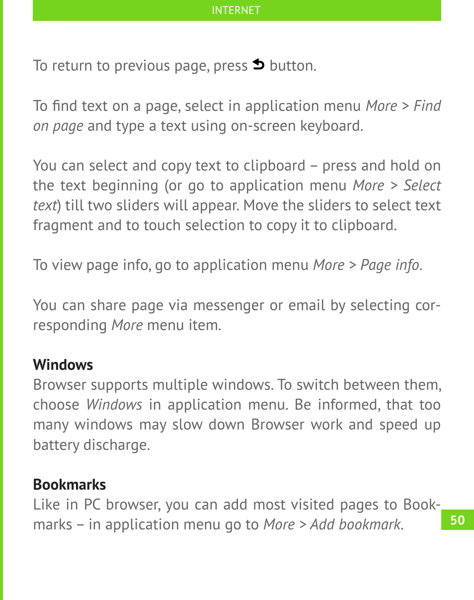 PocketBook A 10 User Manual | Page 51 / 83