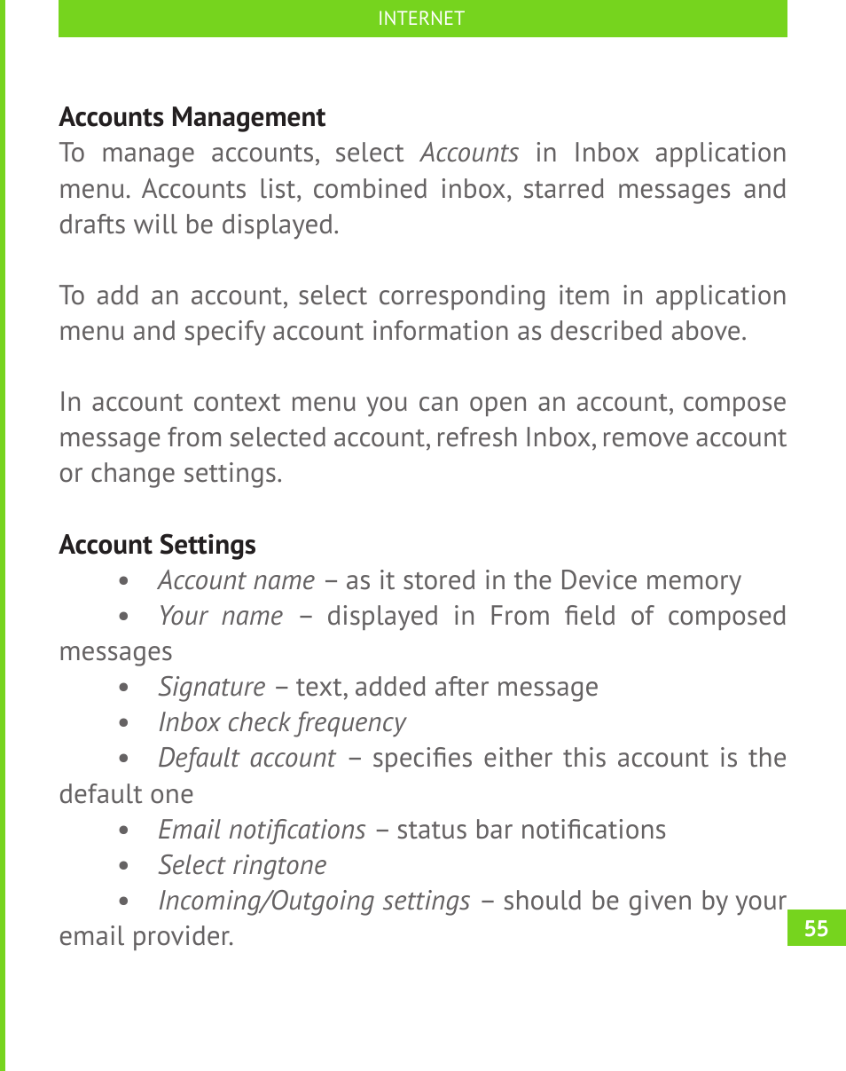 PocketBook A 10 User Manual | Page 56 / 83