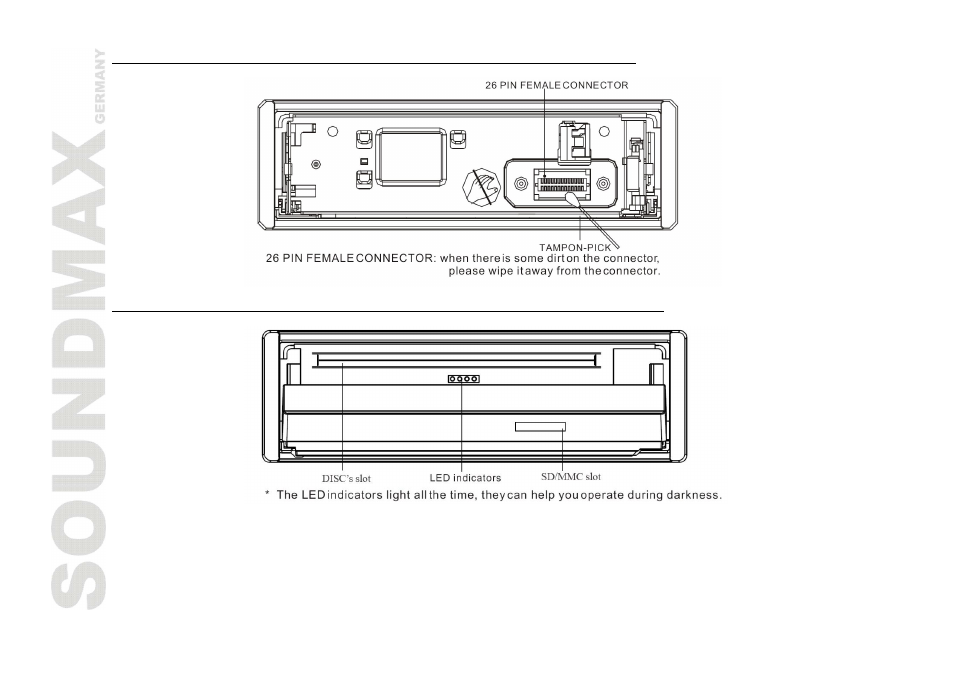 SoundMax SM-CMD3006 User Manual | Page 12 / 76