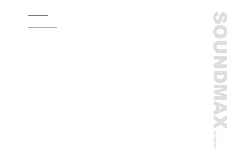 SoundMax SM-CMD3006 User Manual | Page 17 / 76
