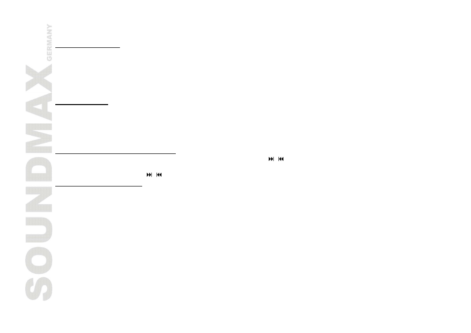 SoundMax SM-CMD3006 User Manual | Page 22 / 76