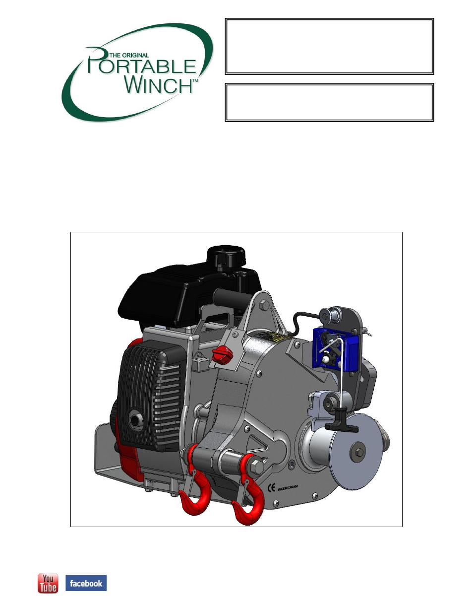 Portable Winch Gas-powered pulling/lifting winch PCH1000 User Manual | 44 pages