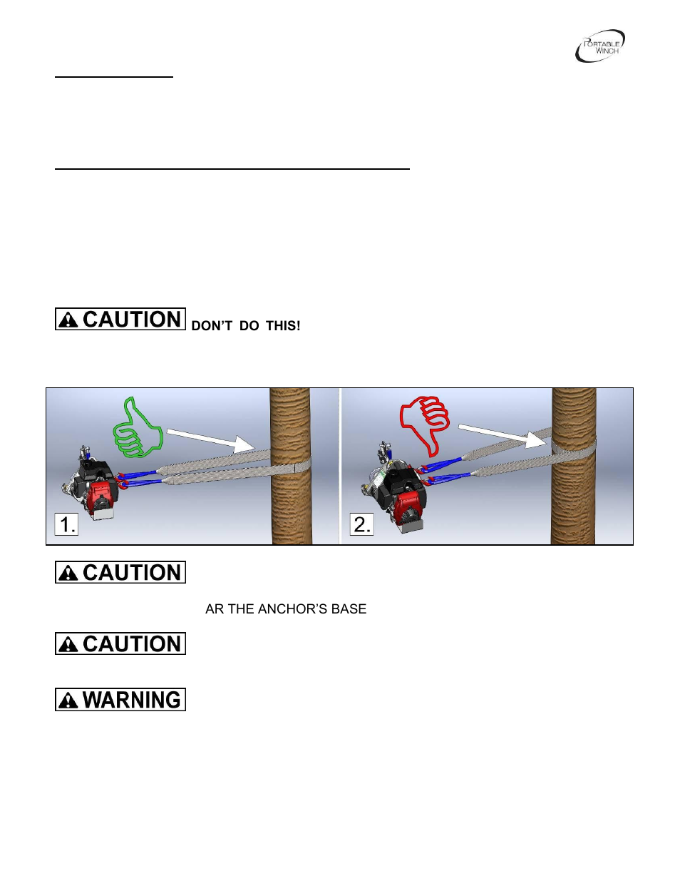 Portable Winch Gas-powered pulling/lifting winch PCH1000 User Manual | Page 14 / 44