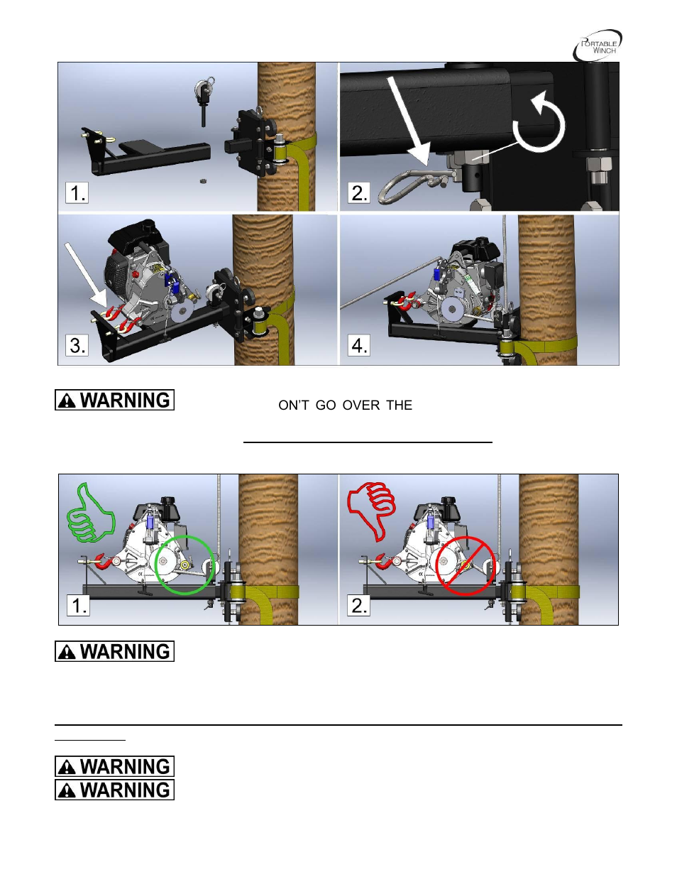 Portable Winch Gas-powered pulling/lifting winch PCH1000 User Manual | Page 19 / 44