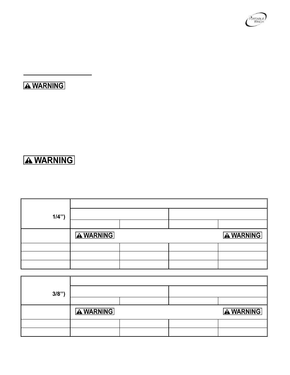 Portable Winch Gas-powered pulling/lifting winch PCH1000 User Manual | Page 25 / 44