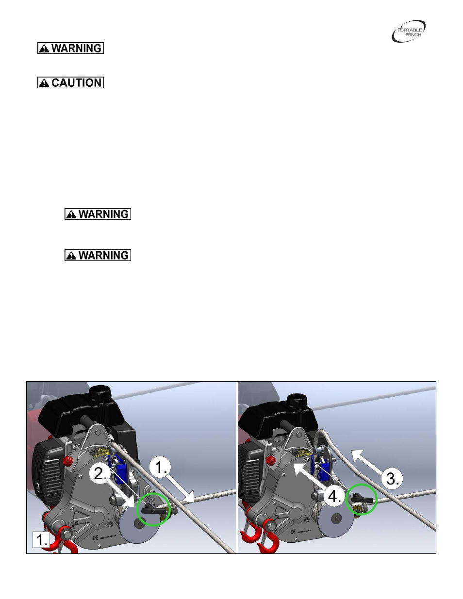 Portable Winch Gas-powered pulling/lifting winch PCH1000 User Manual | Page 27 / 44