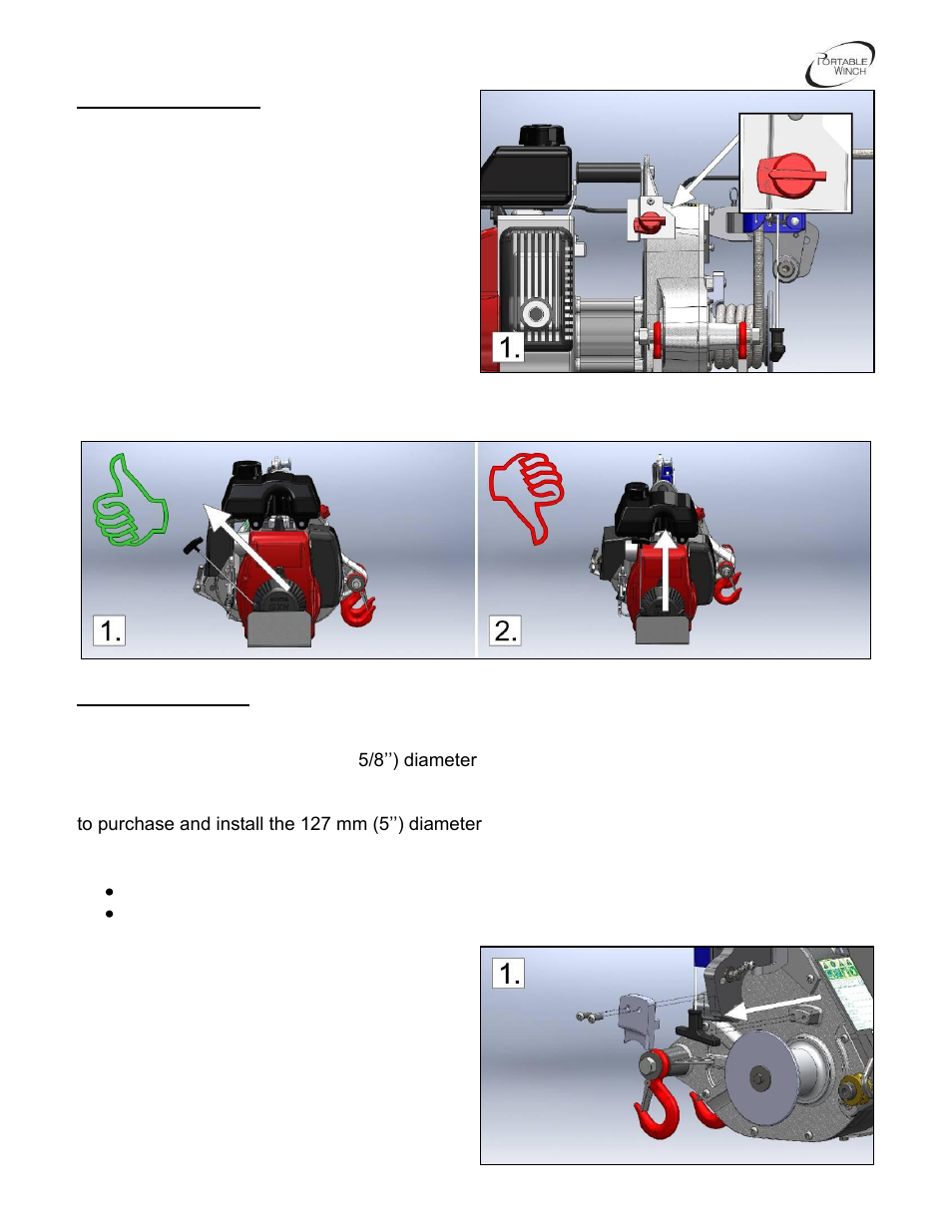 Portable Winch Gas-powered pulling/lifting winch PCH1000 User Manual | Page 7 / 44