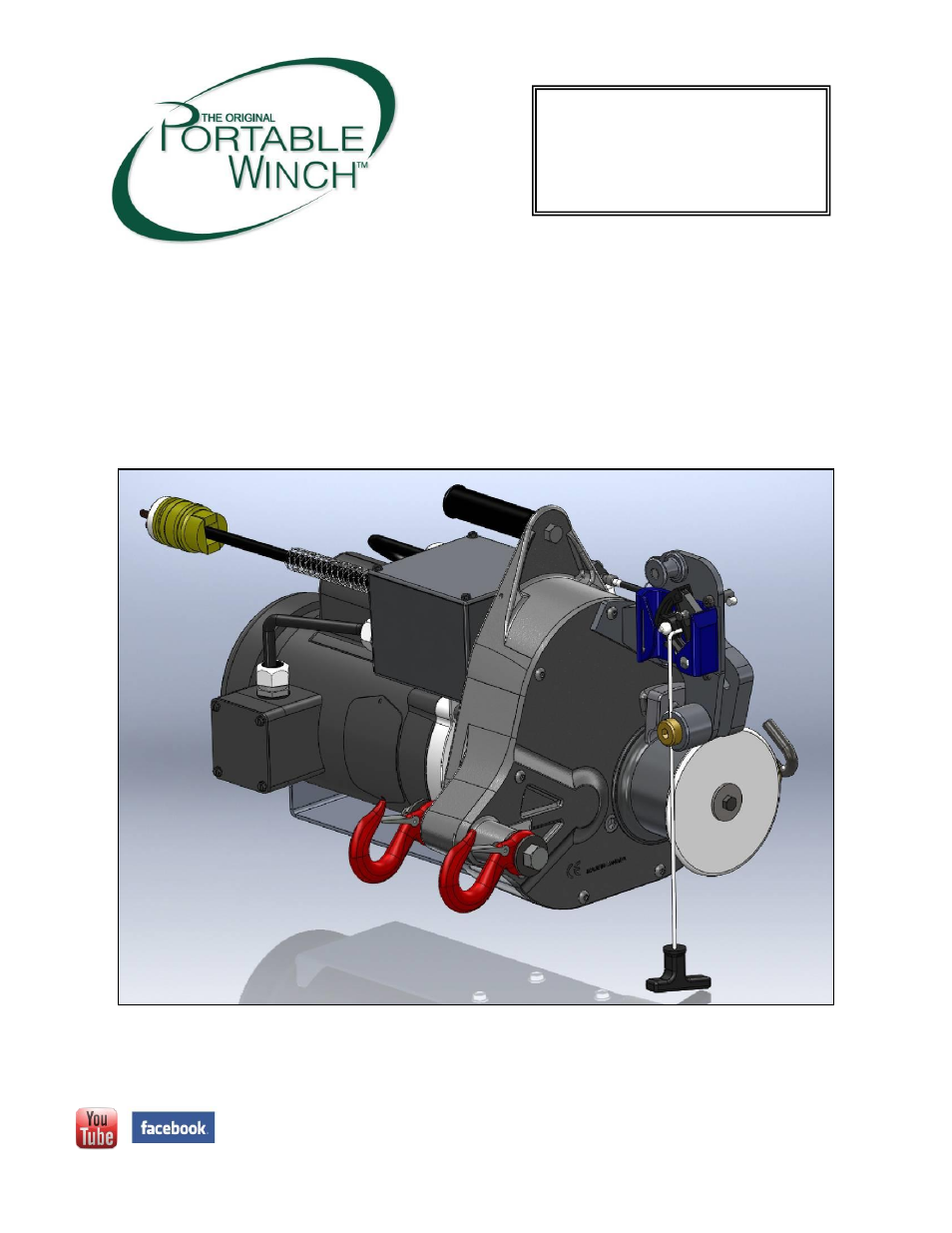 Portable Winch AC Electric pulling/lifting winch PCT1800-60Hz-P User Manual | 33 pages