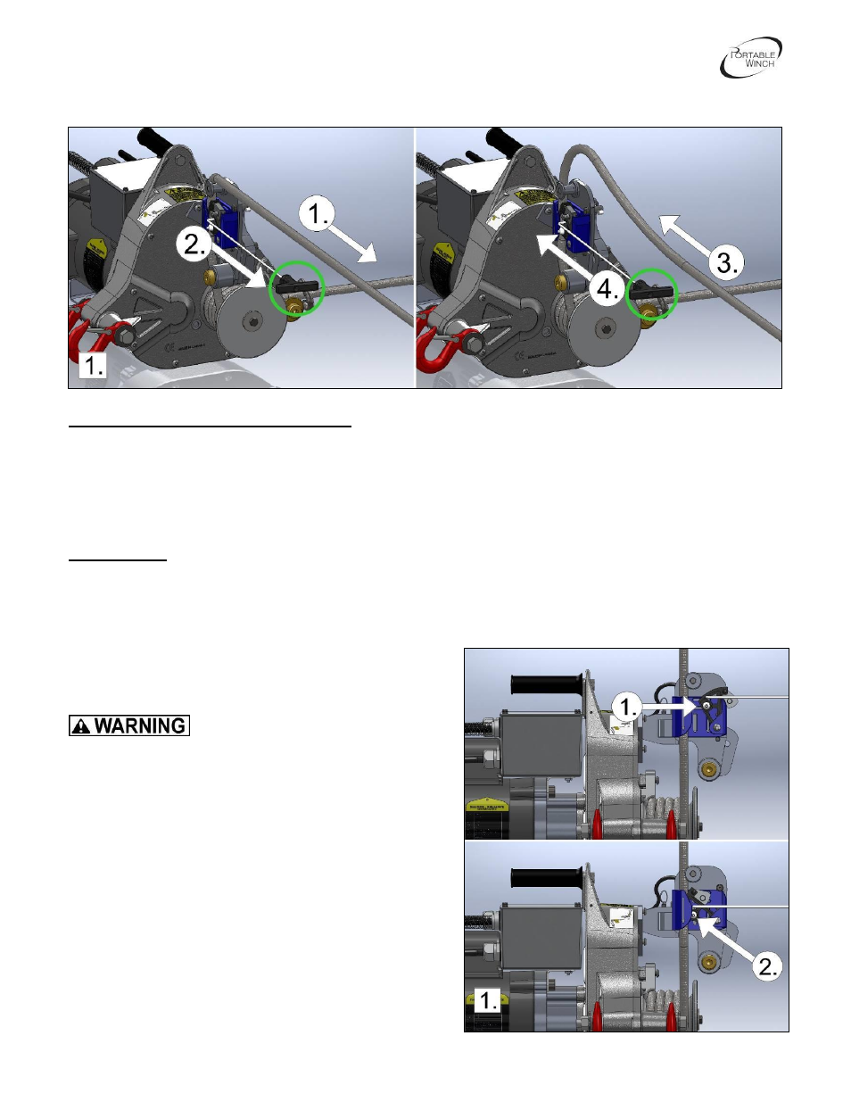 Portable Winch AC Electric pulling/lifting winch PCT1800-60Hz-P User Manual | Page 22 / 33