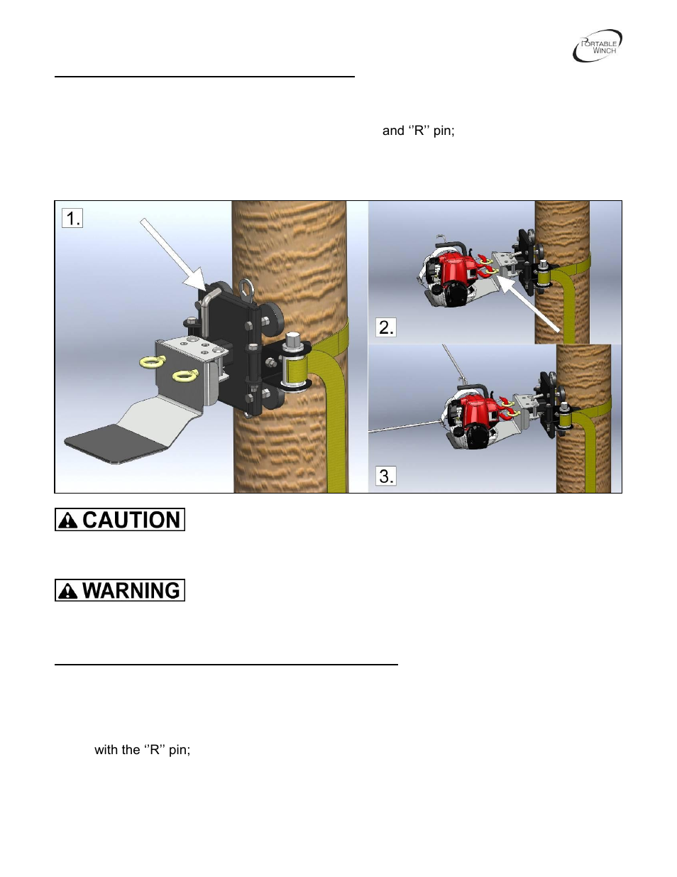 Portable Winch Gas-powered portable capstan winch PCW3000 User Manual | Page 12 / 22