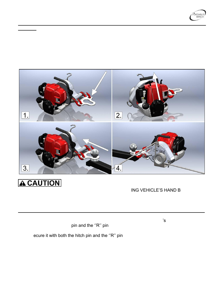 Portable Winch Gas-powered portable capstan winch PCW3000 User Manual | Page 9 / 22