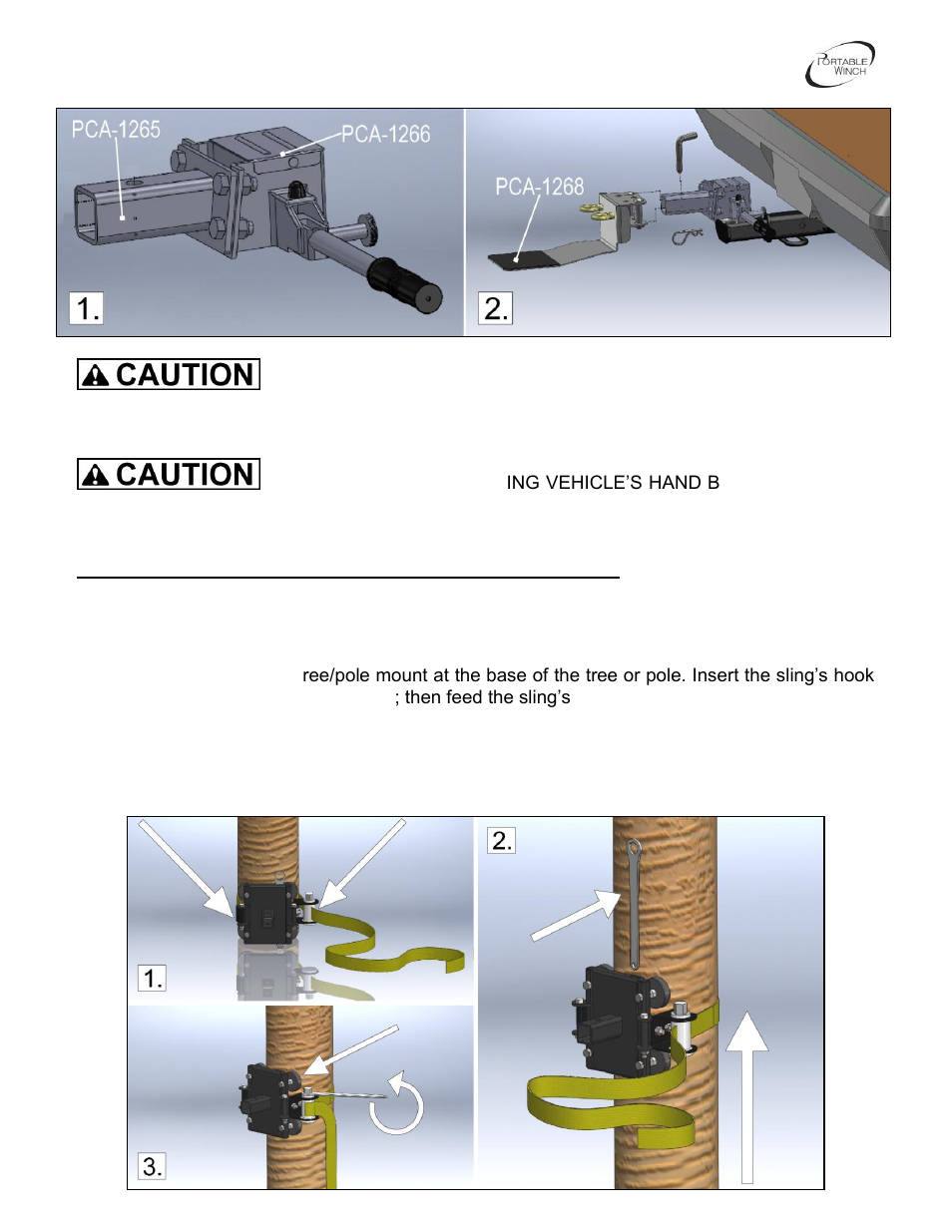 Portable Winch High Speed gas-powered pulling winch PCW5000-HS User Manual | Page 12 / 24