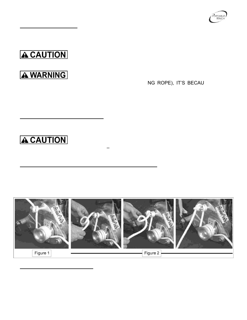 Portable Winch High Speed gas-powered pulling winch PCW5000-HS User Manual | Page 17 / 24