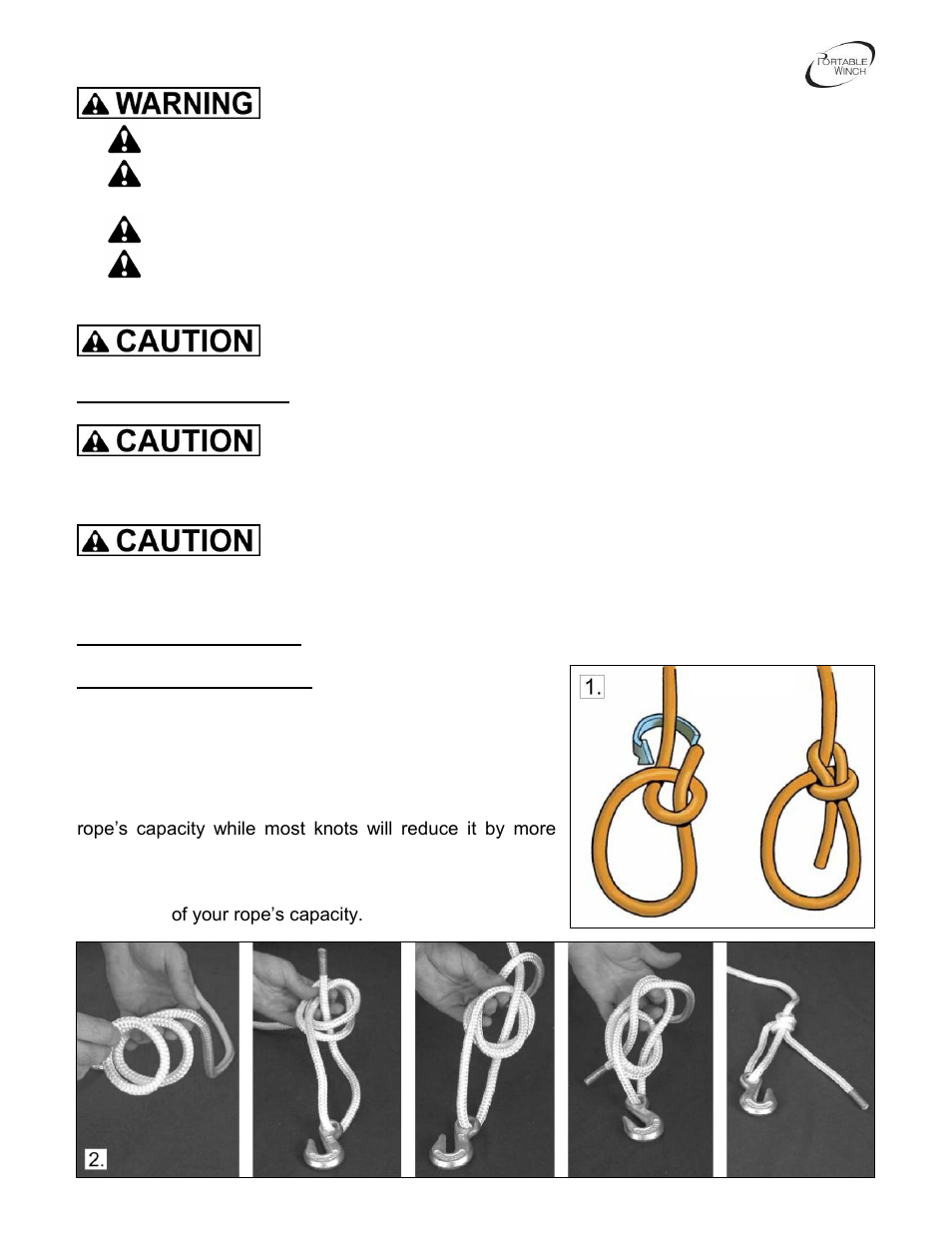 Portable Winch High Speed gas-powered pulling winch PCW5000-HS User Manual | Page 8 / 24
