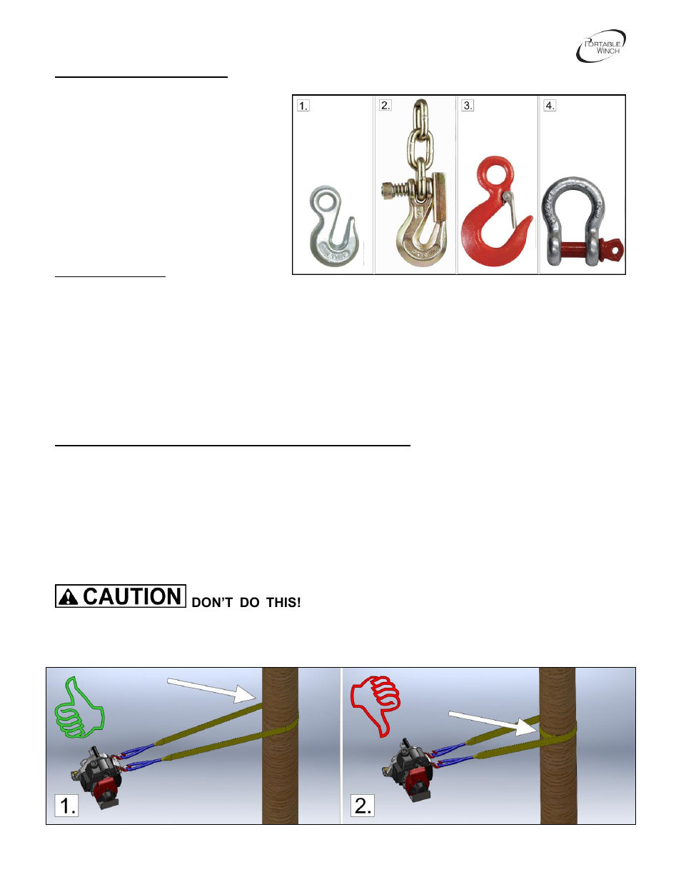 Portable Winch High Speed gas-powered pulling winch PCW5000-HS User Manual | Page 9 / 24