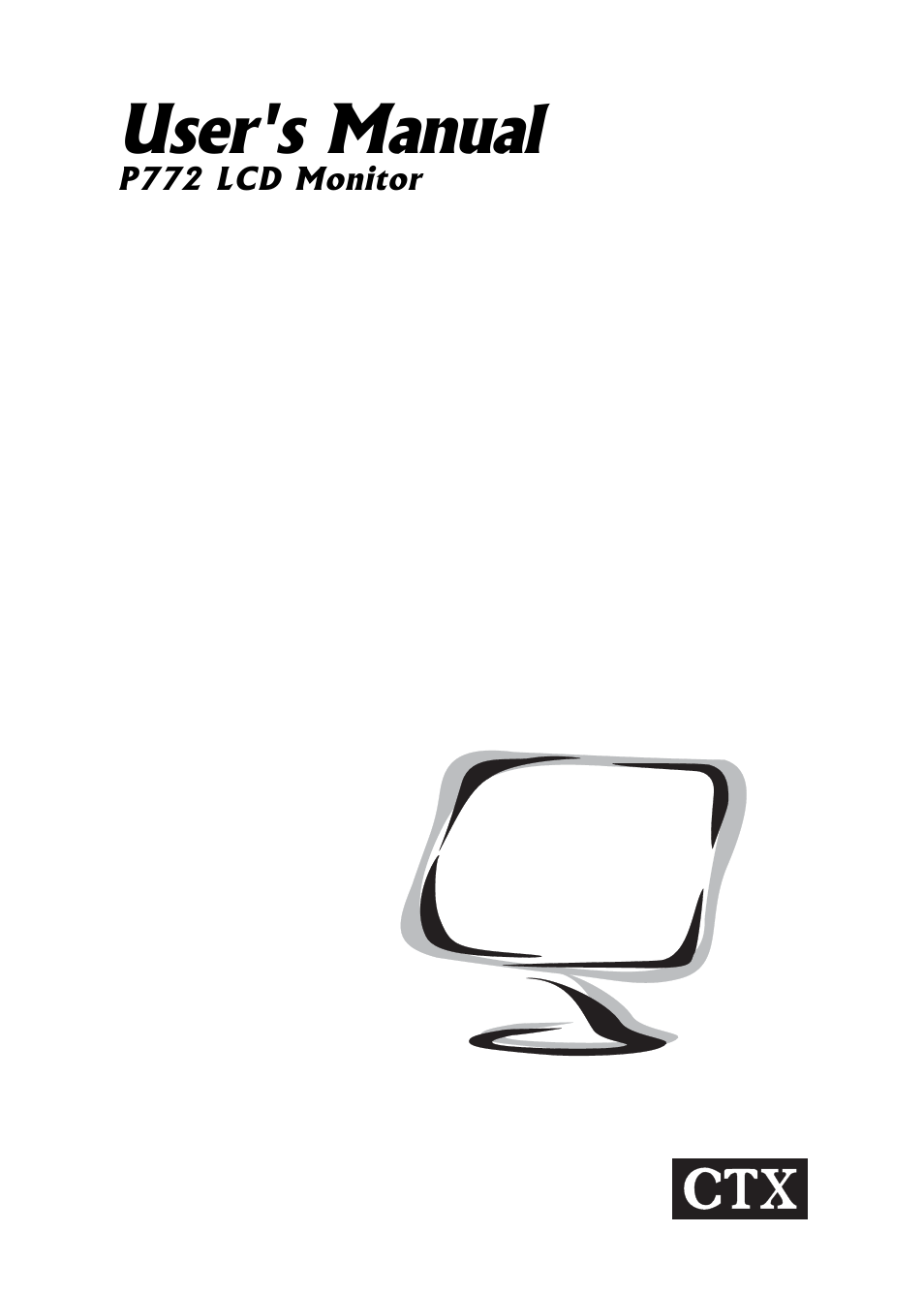 CTX P772 User Manual | 24 pages