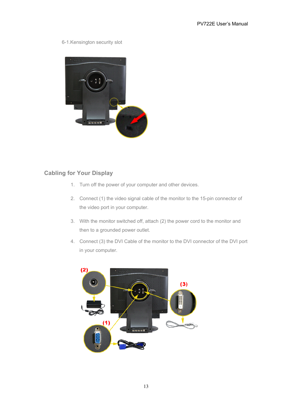 CTX PV722E User Manual | Page 13 / 36
