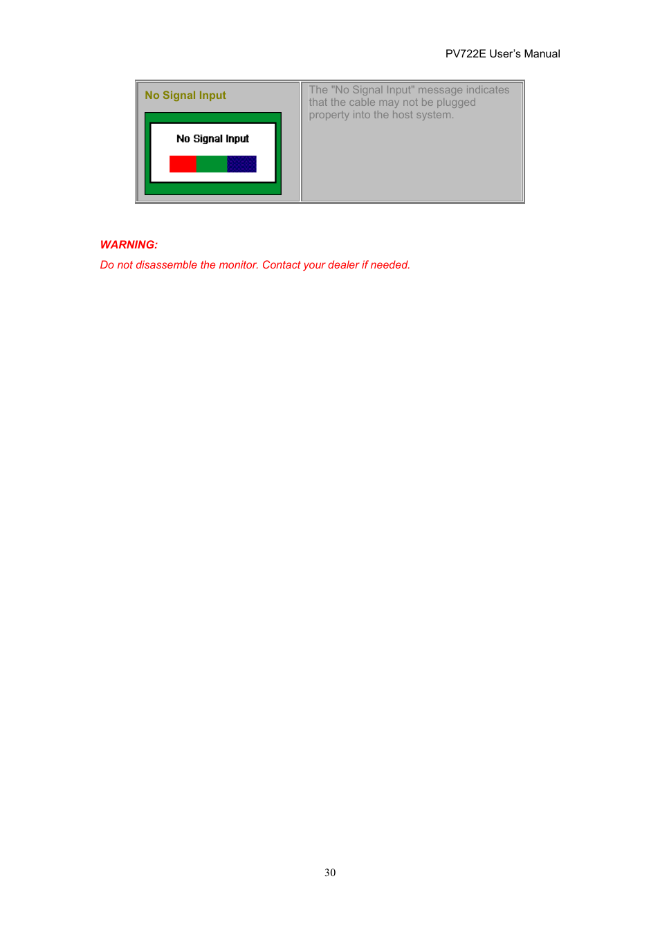 CTX PV722E User Manual | Page 30 / 36
