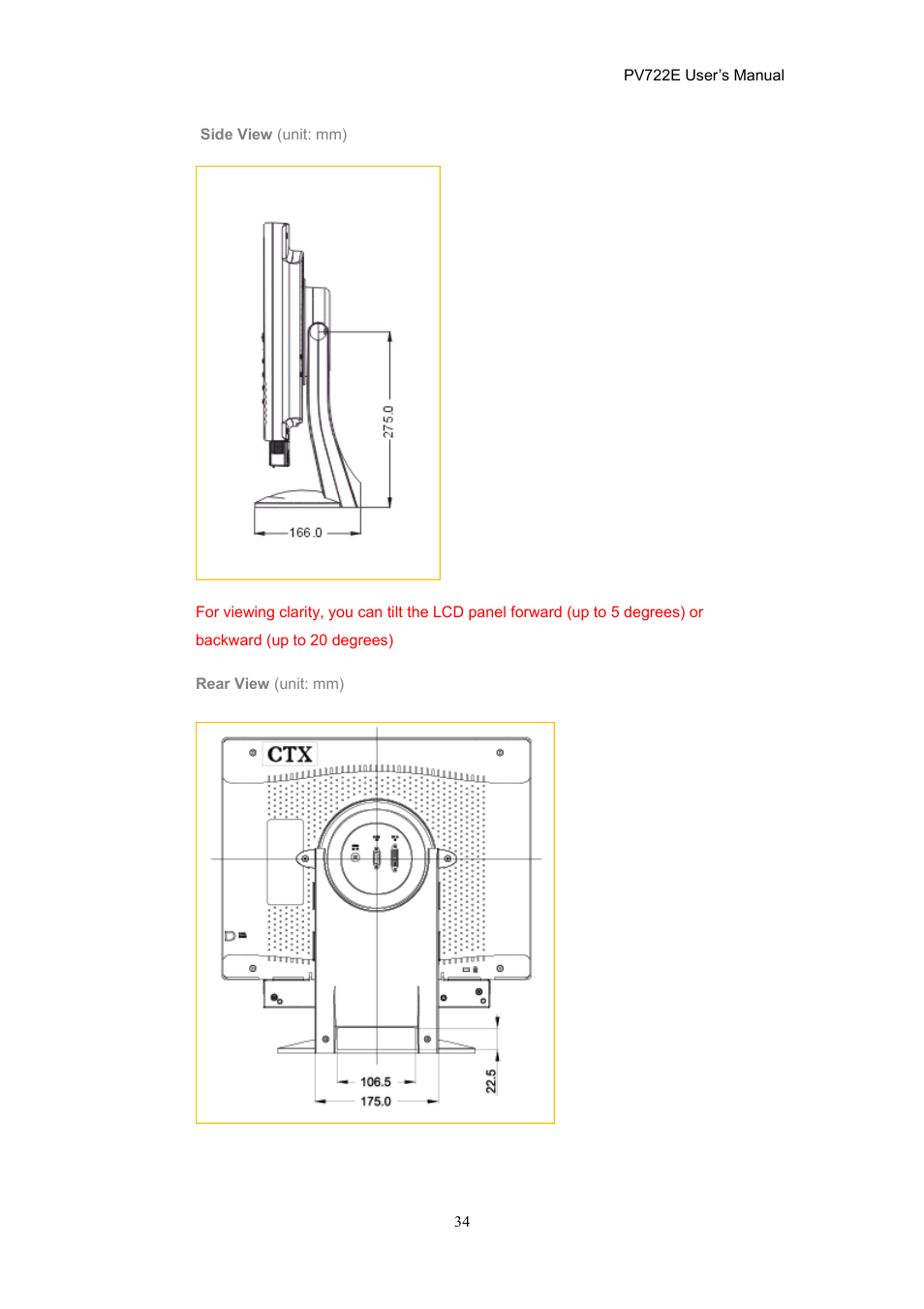 CTX PV722E User Manual | Page 34 / 36