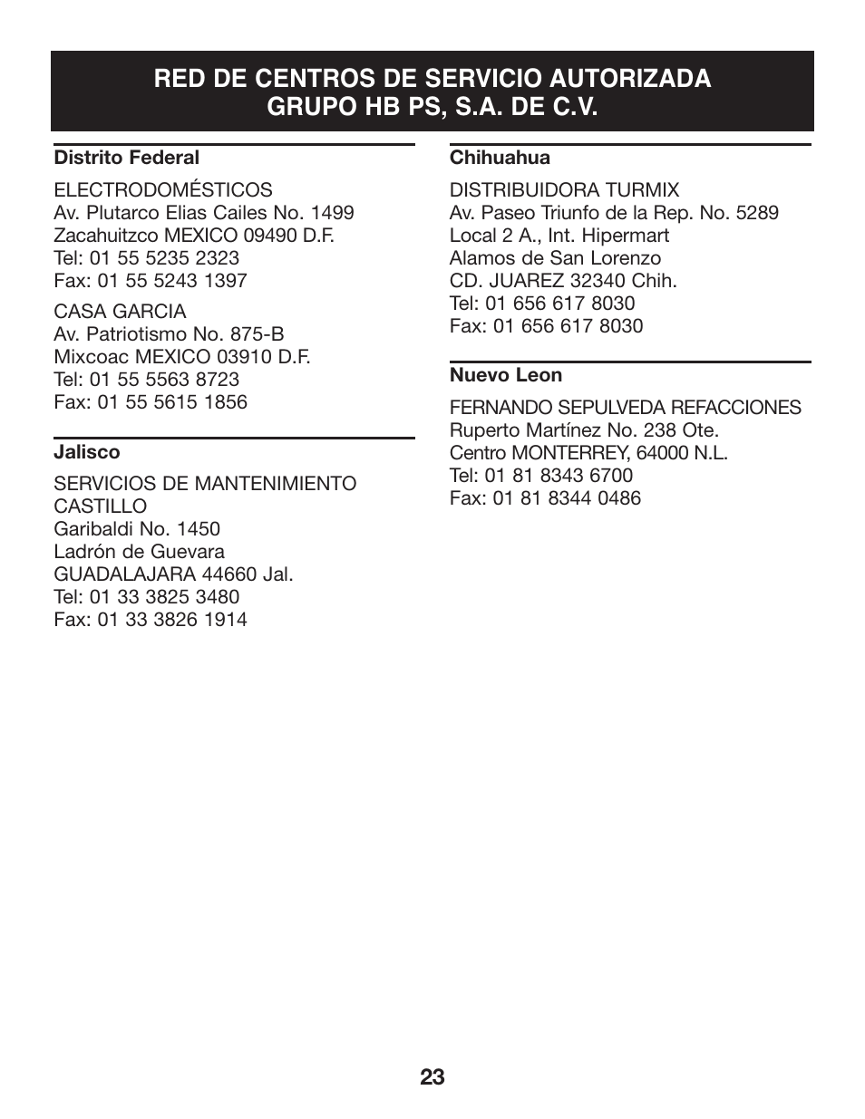 Proctor-Silex Cordless Electric Kettle (white)-K4070Y User Manual | Page 23 / 24