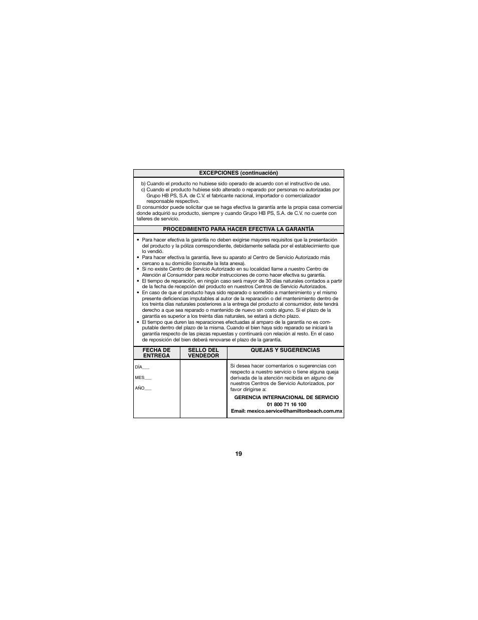 Proctor-Silex Cordless Electric Knife-74311Y User Manual | Page 19 / 20