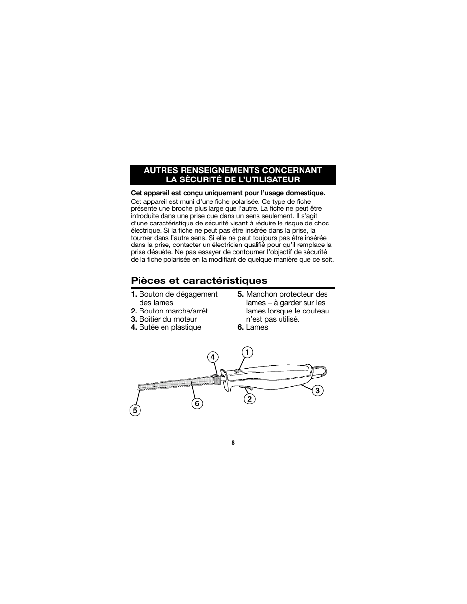 Proctor-Silex Cordless Electric Knife-74311Y User Manual | Page 8 / 20