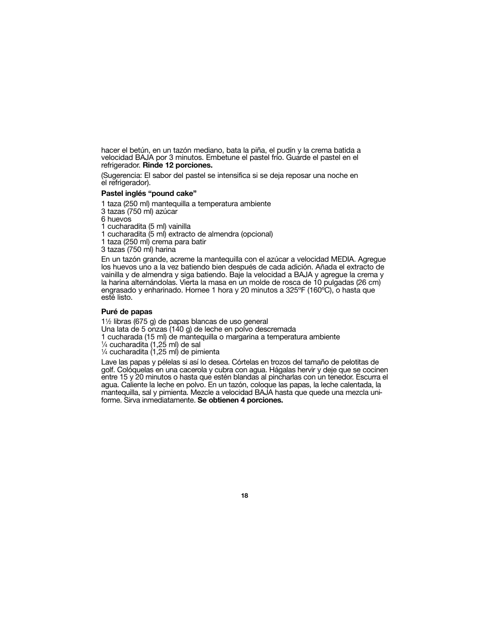 Proctor-Silex Electric Hand Mixer-62515RY User Manual | Page 18 / 20