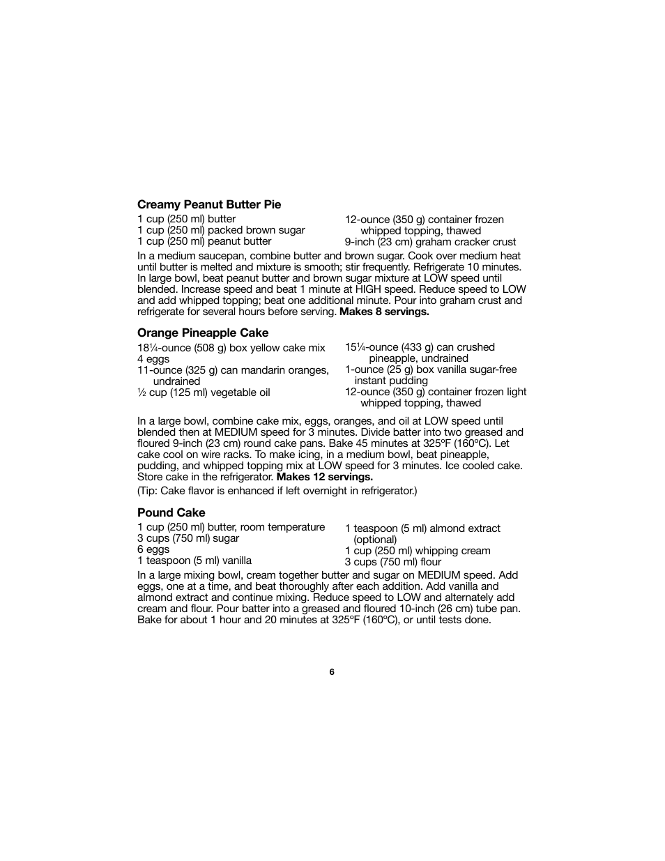 Proctor-Silex Electric Hand Mixer-62515RY User Manual | Page 6 / 20