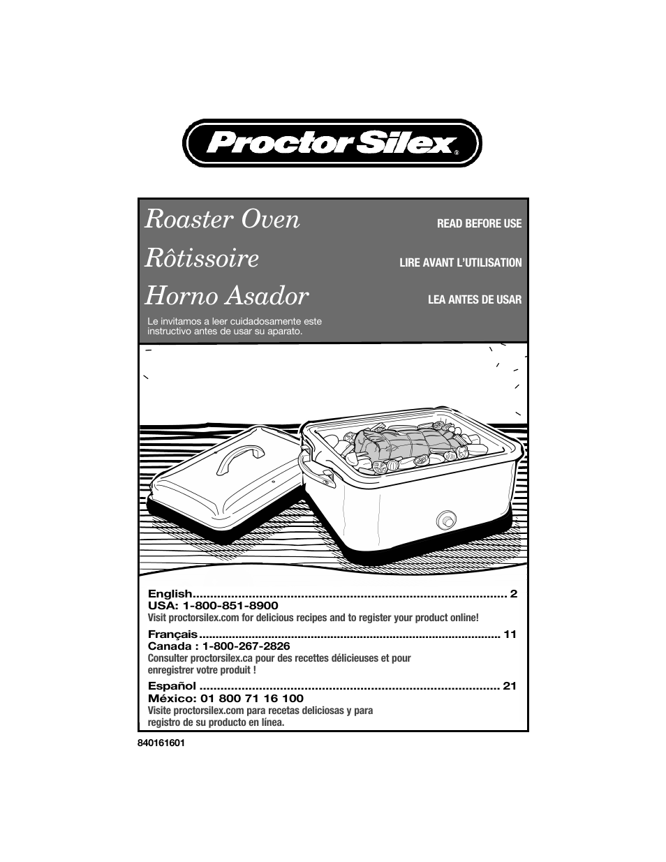 Proctor-Silex 18 Quart Roaster Oven-32190Y User Manual | 32 pages