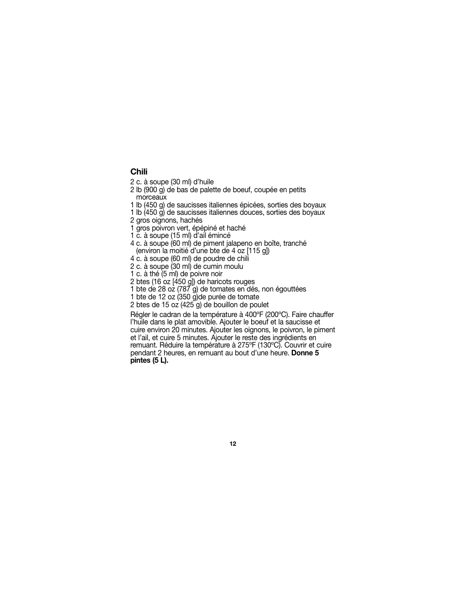 Proctor-Silex Roaster Oven Buffet Server Pan-32508Y User Manual | Page 12 / 24